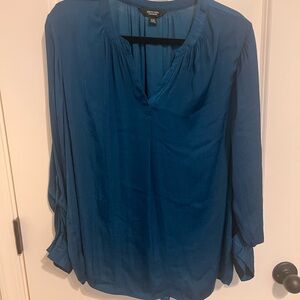 Simply Vera Vera Wang Teal Blouse